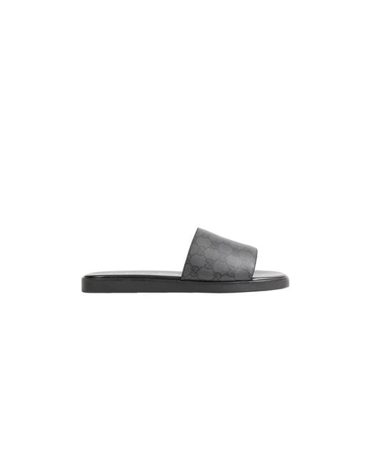 Gucci Black Slide Sandals for men