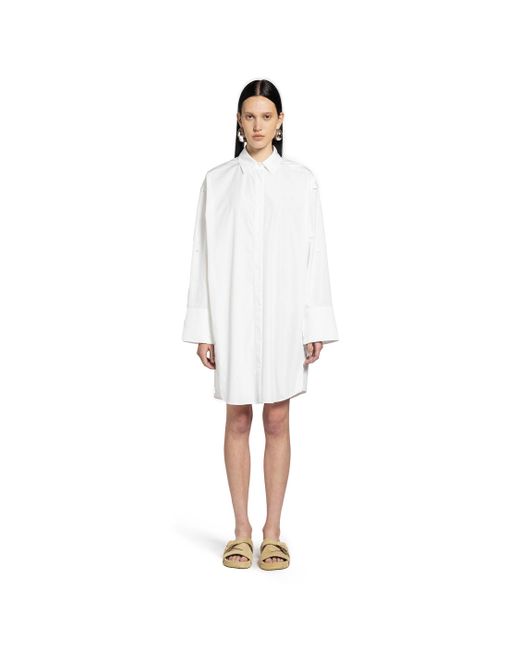 Loewe White Shirt Dress