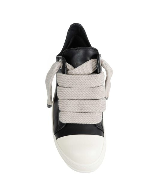 Rick Owens Black Tower Jumbolace Low Sneaks for men