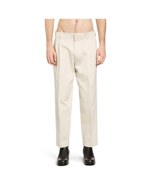 Prada Natural Washed Cotton Chinos for men