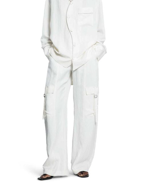 Ssheena White Mirage Pants