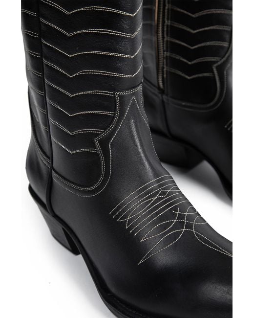 Enfants Riches Deprimes Black Split Ends Cowboy Boots for men
