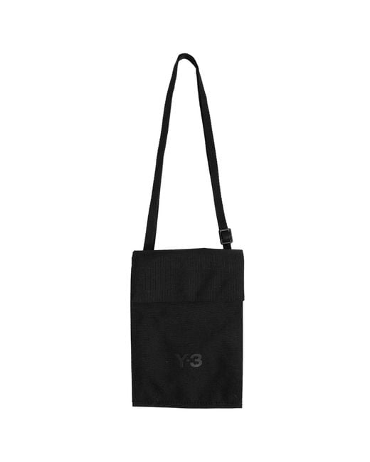 Y-3 Black X-Body Pouch for men