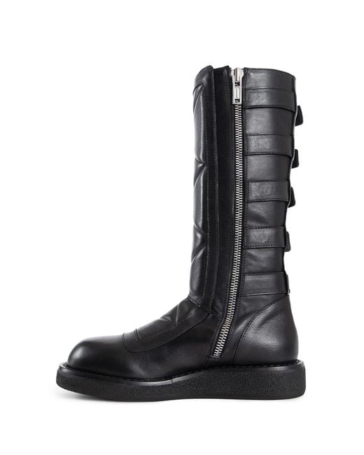 Ann Demeulemeester Black Ditte Wrap Boots