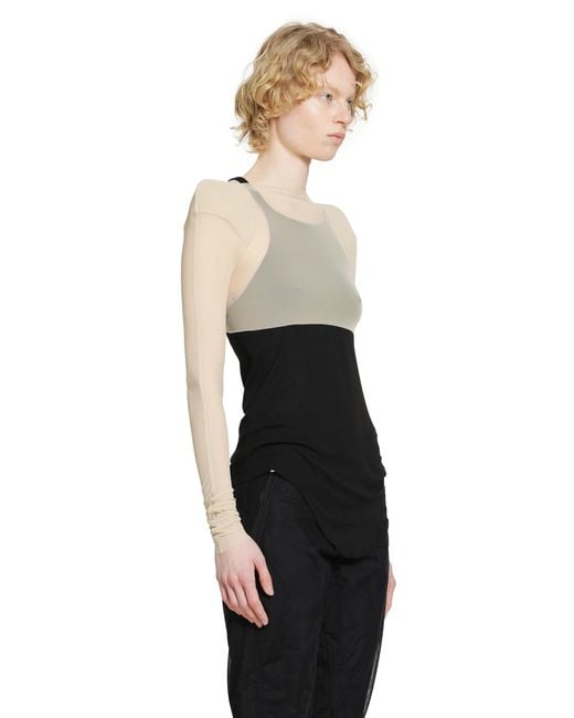 Rick Owens Black Temple Helm Top