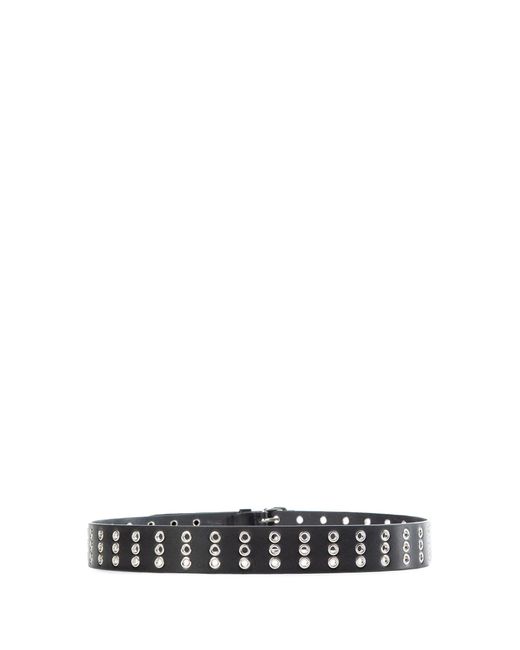 Ann Demeulemeester Black Ezra Belt 4Cm for men