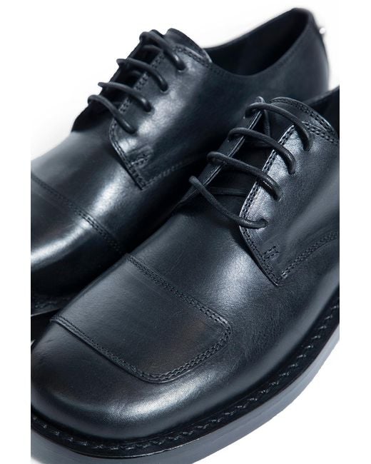 Ann Demeulemeester Blue Alert Derby Shoes for men