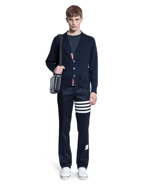 Thom Browne Blue Medium Weight Jersey Pocket T-Shirt for men