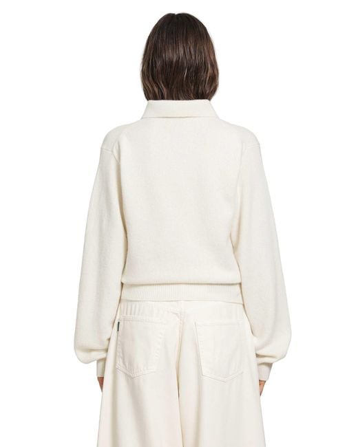 Haikure White Ash Relaxed Sweater