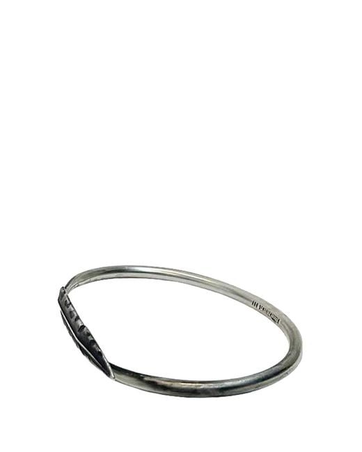 Ann Demeulemeester Metallic Dagvin Feather Bracelet