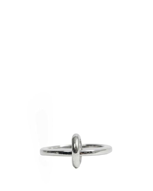 ALAN CROCETTI White Blade Loop Ring for men