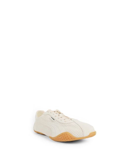 PUMA White X Jil Sander K Street Suede Sneakers for men