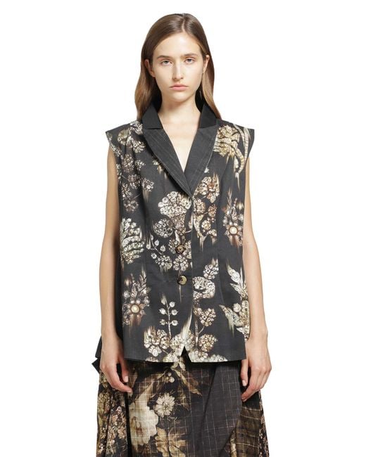 IA London Black Iris Waistcoat
