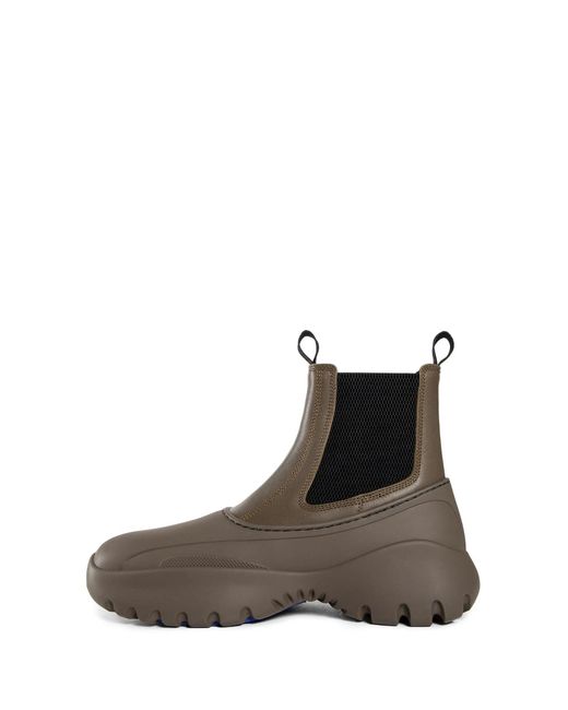 Burberry Brown Chelsea Boots for men
