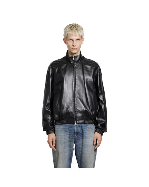 Acne Black Soft Lambskin Jacket for men