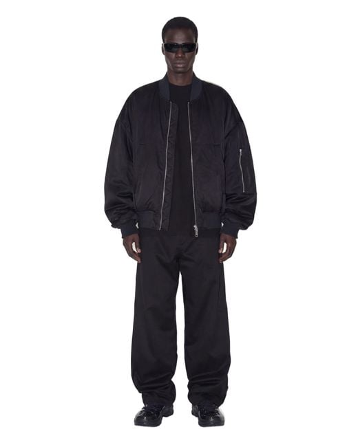NVL-GARDE Blue Oversized Bomber Jacket for men