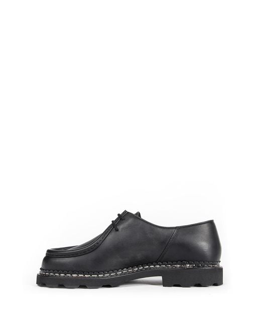 Paraboot Black Michael Derby Shoes for men