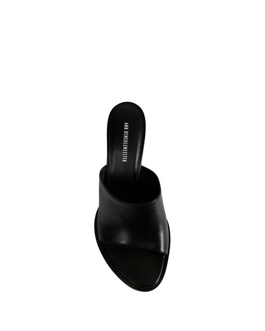 Ann Demeulemeester Black Ziya Mules