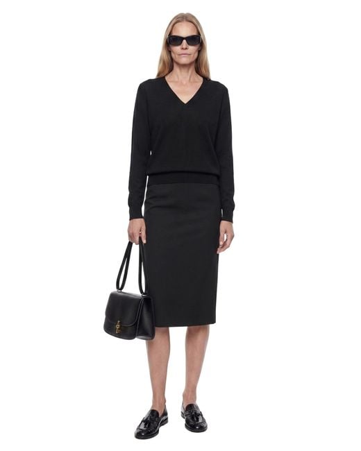 The Row Black Numi Sweater