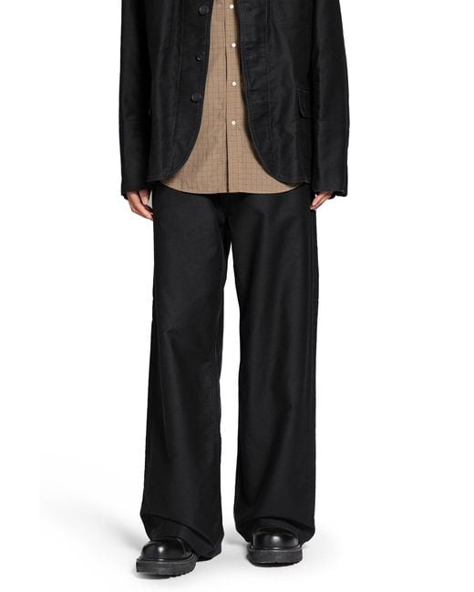 TAIGA TAKAHASHI Black Lot.204 Engineer Trousers for men