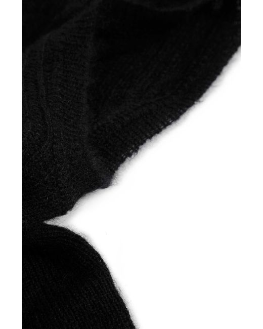 Ann Demeulemeester Black Vali Balaclava for men