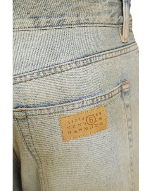 MM6 by Maison Margiela Blue Straight Leg Jeans