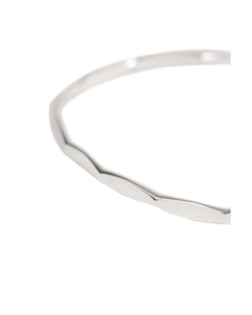 Werkstatt:münchen White Bangle Hook Facets for men
