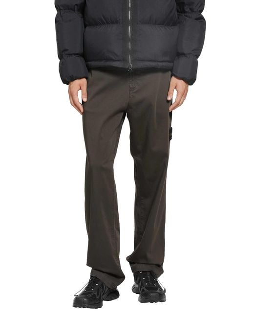 Stone Island Gray 3100012 Stretch Organic Cotton Satin for men