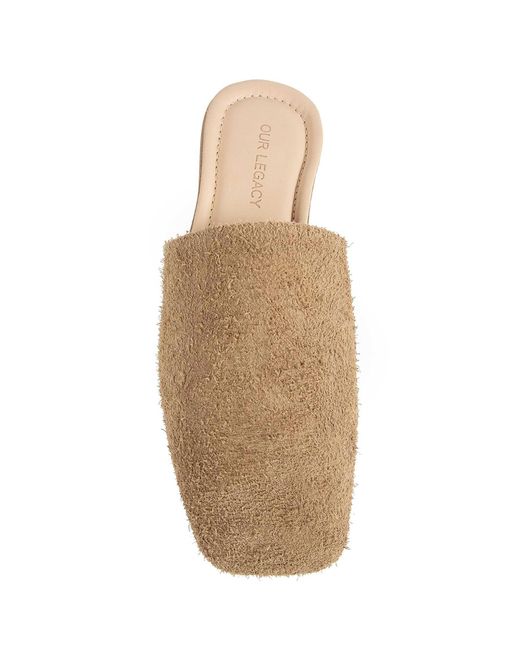 Our Legacy Natural Cigar Slippers for men