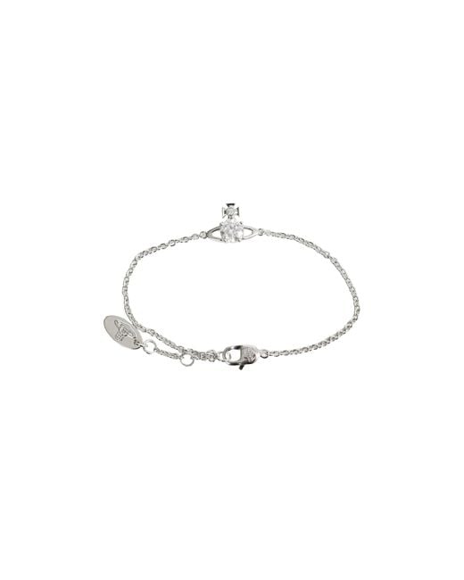 Vivienne Westwood White Reina Small Bracelet
