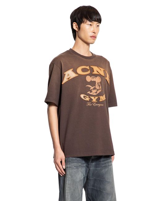 Acne Brown Acne Gym T-Shirt for men
