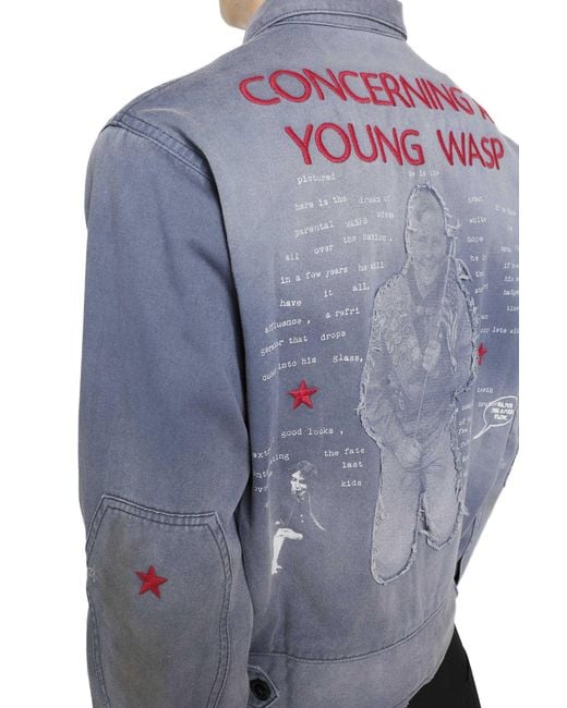 Enfants Riches Deprimes Blue Young Wasp Jacket for men