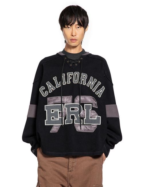 ERL Laced Hockey Jersey in Black for Men | Lyst