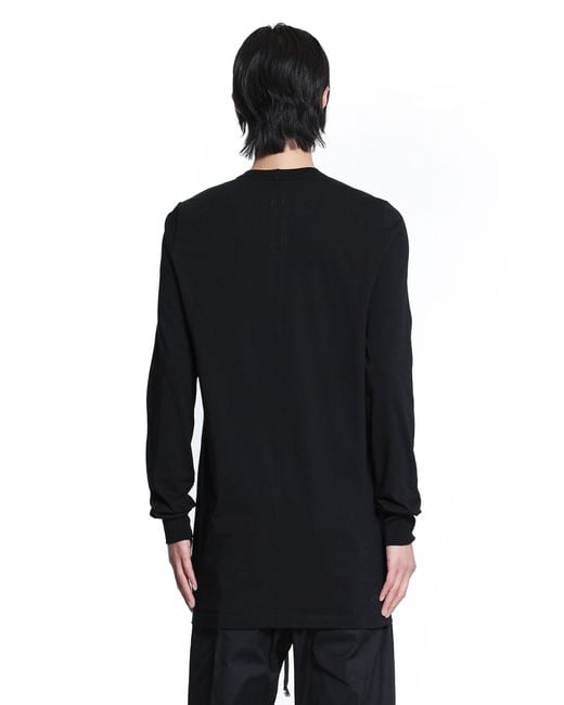 Rick Owens Black Concordians Level Long Sleeve T for men