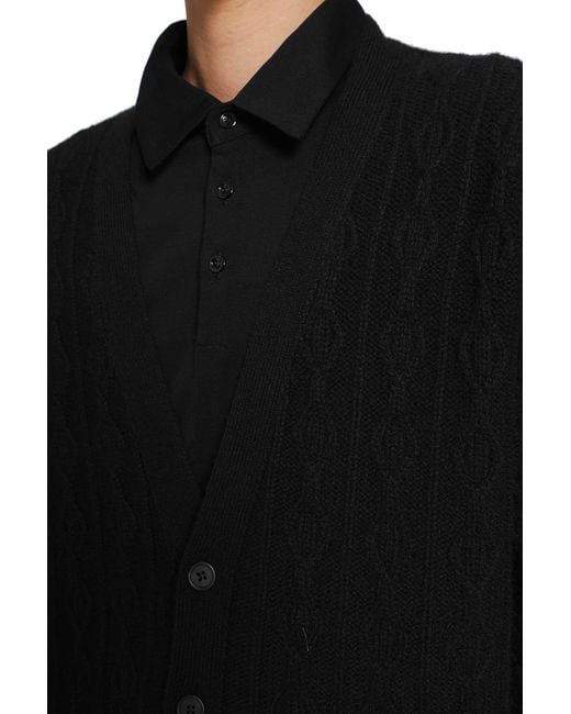 The Row Black Sonoko Cardigan for men