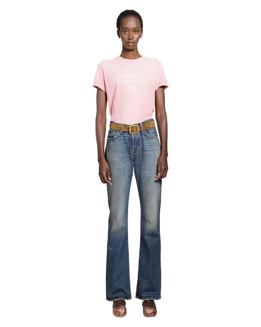 Acne Blue Regular Fit Jeans