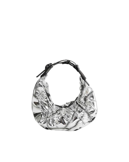 Innerraum Metallic Object Hm2 Small Crunch Half Moon Bag
