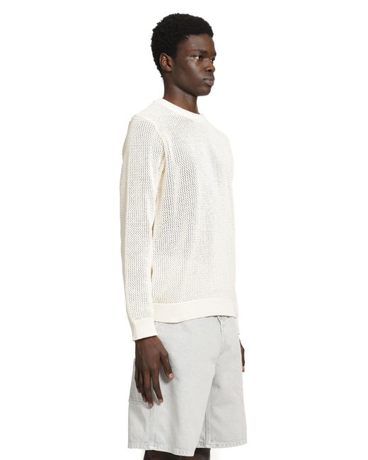 Carhartt White Stockton Sweater for men