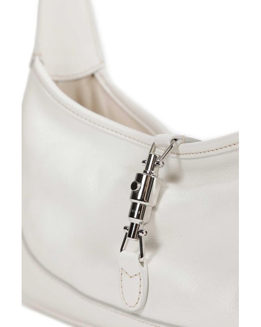 Gucci White Jackie Slim Medium Shoulder Bag