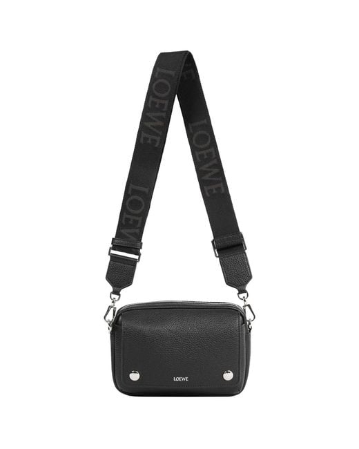 Loewe Black Pebble Messenger Small for men