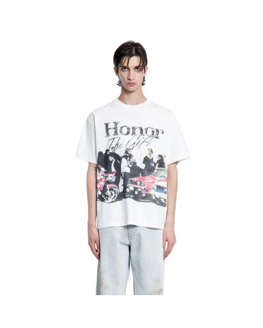 Honor The Gift White A-spring Shift Tee for men