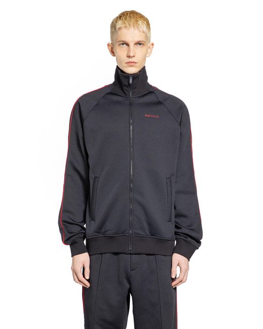 McQueen Blue Zip-Up Sweatshirt for men