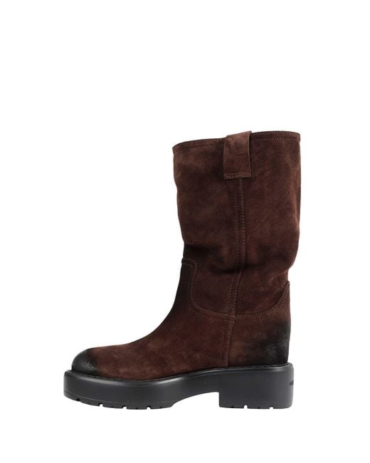 Miu Miu Brown Foule Suede Boots