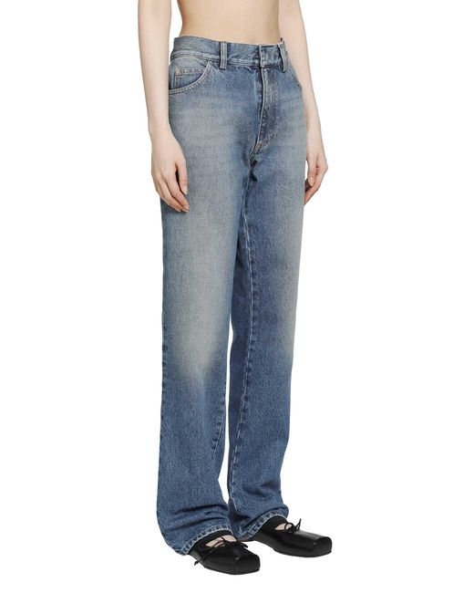 MM6 by Maison Margiela Blue Straight Leg Jeans