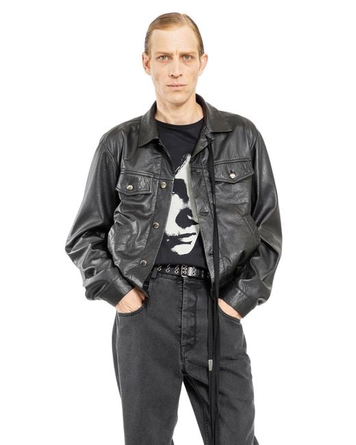 Ann Demeulemeester Gray Raf 5 Pocket Standard Blouson for men