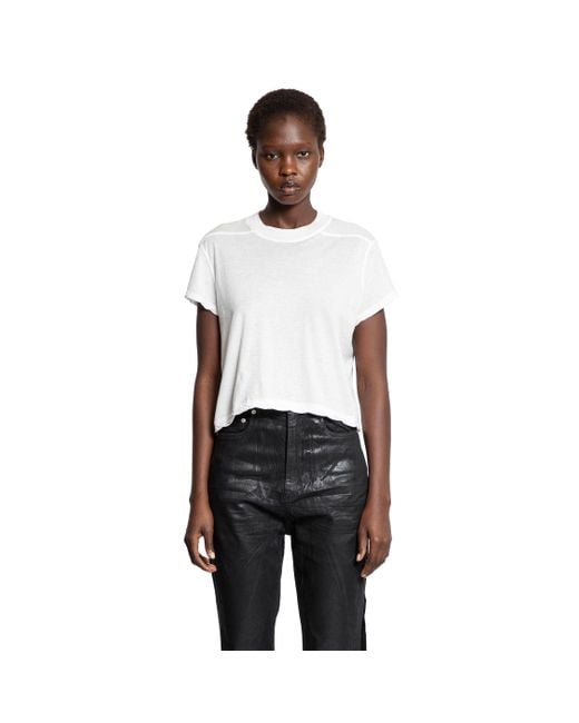 Rick Owens White Concordians Cropped Small Level T