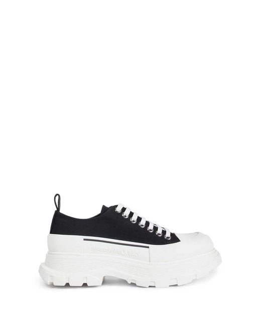 McQueen White Tread Slick Sneakers for men