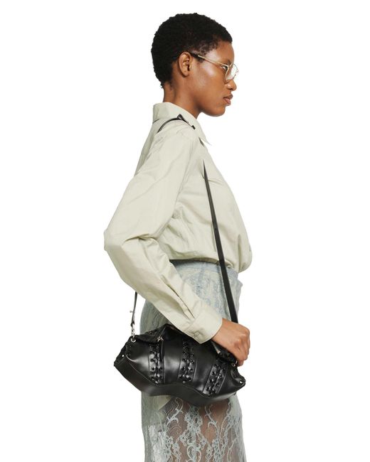 McQueen Black Manta Clutch