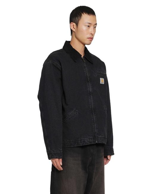 Carhartt Black Og Detroit Jacket for men