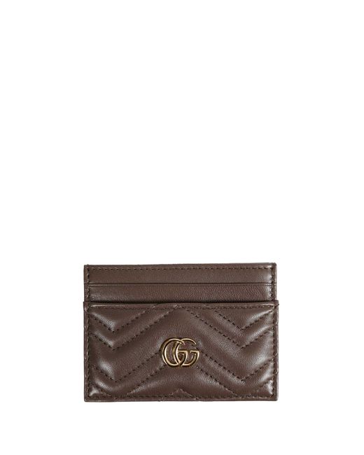 Gucci Brown Leather Cardholder